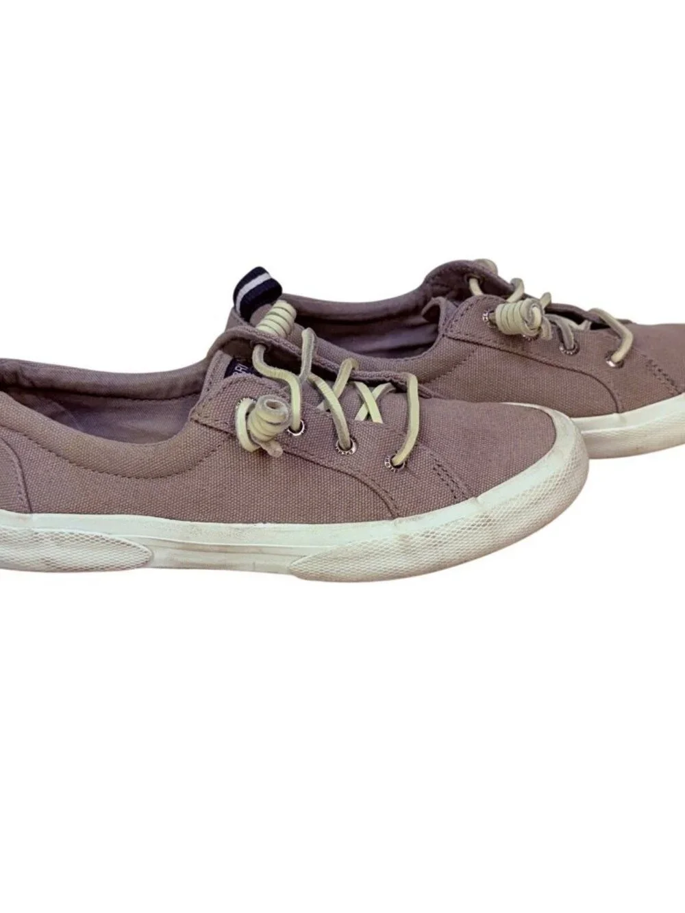Sperry Top Side Women's Size 6 Gray Canvas Sneaker Shoes